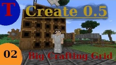 Mechanical Crafting in Create 0.5 - Create Letsplay 02
