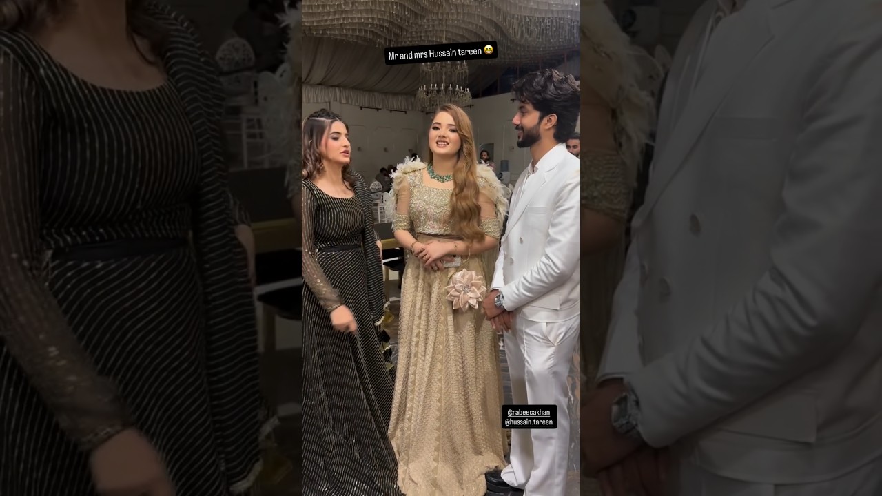 Rabeeca & hussain in brother engagement 