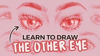 how to draw eyes and eyebrows in different angles and eye shapes | step by step tutorial