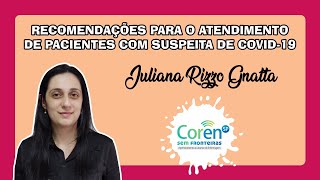 Recomendações para o atendimento de pacientes com suspeita ou ...