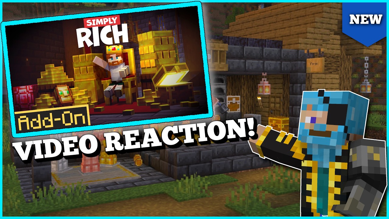 Daz Man REACTS To The Simply Rich Add On Official Trailer ¦ Minecraft Bedrock 