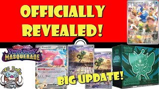 ETB Promo & Big New Cards Officially Revealed! Big Twilight Masquerade Update! (Pokémon TCG News)