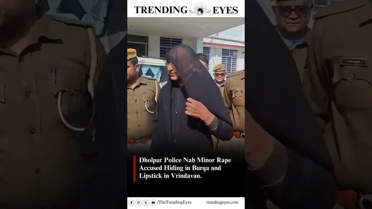 Dholpur Police Arrest Minor Rape Accused Hiding in Burqa and Lipstick 