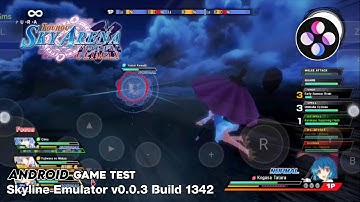 Touhou Sky Arena Matsuri Climax (Switch) Skyline Emulator Android Build 1342 Game Test