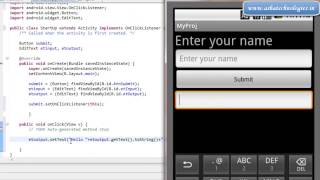 Android   12   How to use and overview of onclick method in android applications