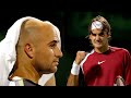 Federer vs agassi  the battle of legends