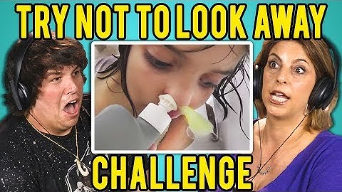 ADULTS REACT TO TRY NOT TO LOOK AWAY CHALLENGE #3
