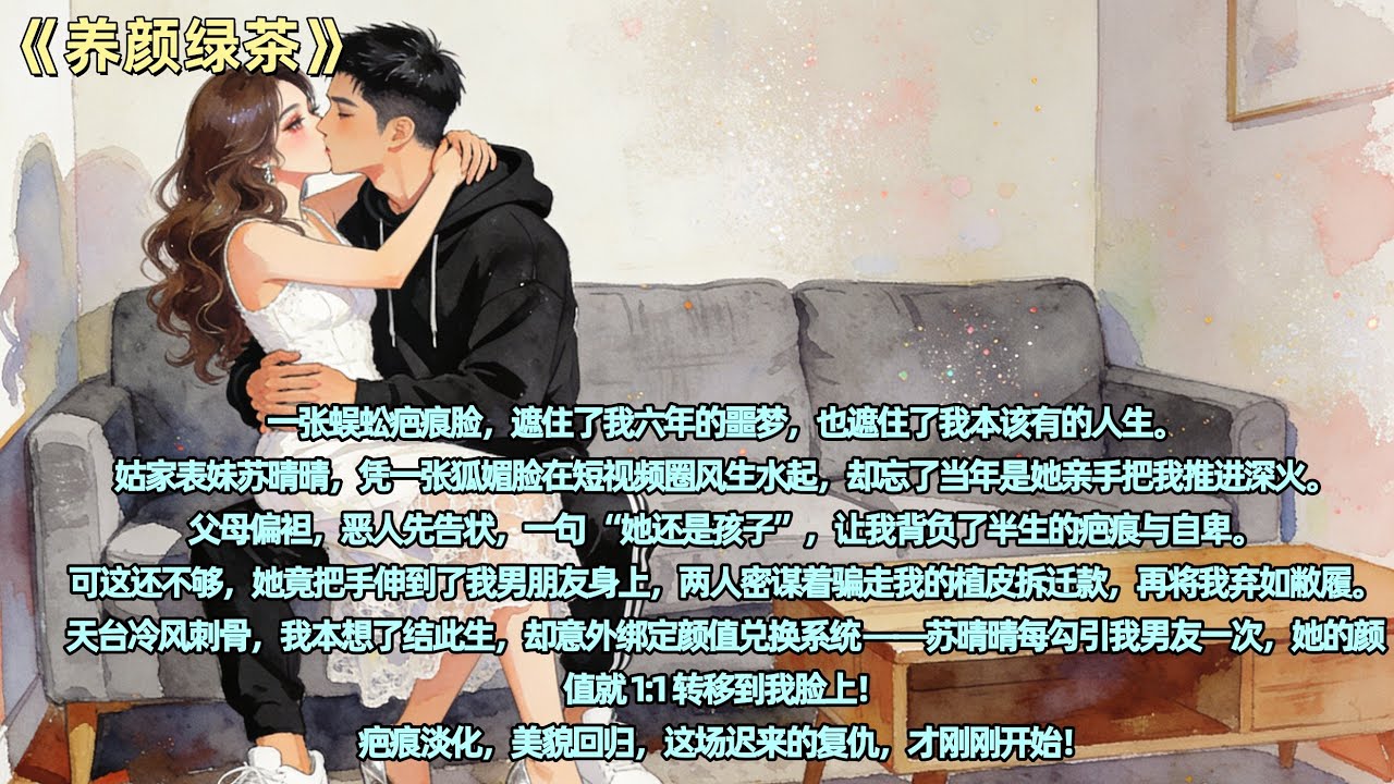 家有蛇蝎表妹，毁我容抢我男友，还想吞我拆迁款？恭喜她，成功激活我的颜值兑换系统！