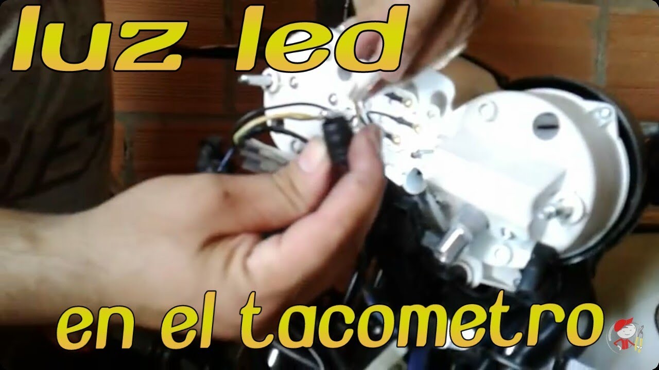 Como Ponerle Luz Led En El Tacometro de YBR 125