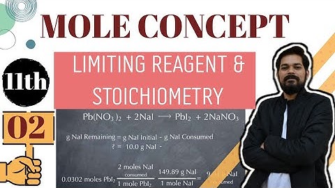 Mole Concept -1 । Class 11 (L2) । Limiting Reagent |  Stoichiometry