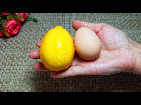1 Лимон и 1 яйцо! Не рецепт,а ЗОЛОТО. Мало кто знает этот секретный рецептик.