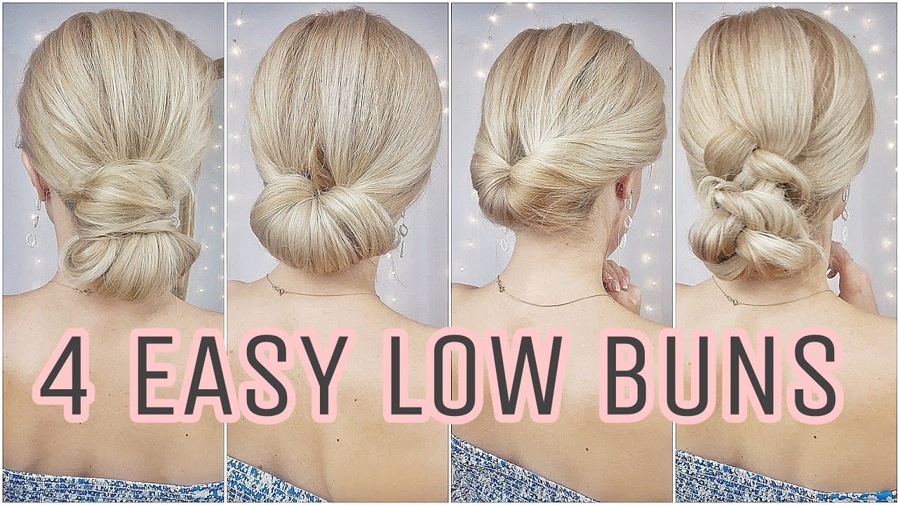 5 Easy Low Bun Hairstyles How to Do