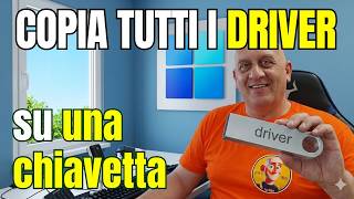 ⚡ Il comando segreto per fare il backup dei driver su Windows!