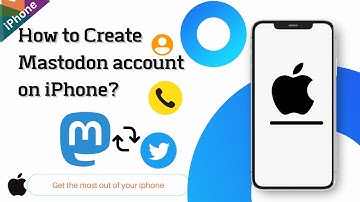 How to create mastodon account on iPhone ?