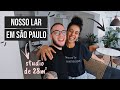 TOUR APARTAMENTO MINIMALISTA: decoração preto, branco e cinza l Lucca Najar