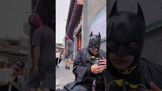 A emotional story of Batman mini wood toy - woodworking art skill _ wood _ hand crafts _ _#short​