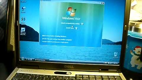 How to install Windows Vista