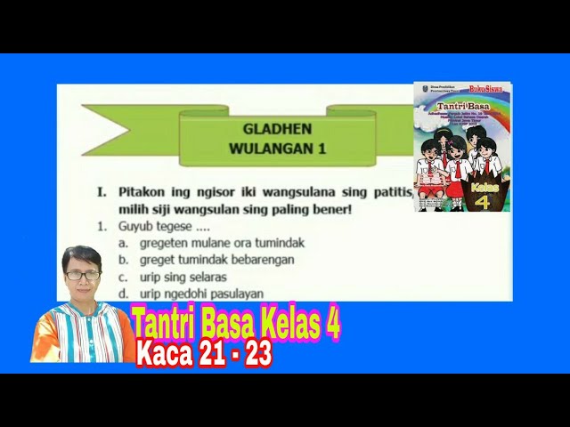 Gladhen Wulangan 1 Tantri Basa Kelas 4 Youtube