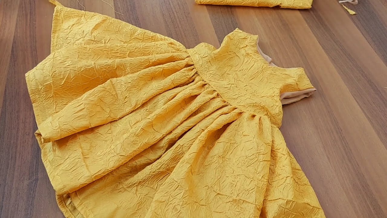 2 yaş kız çocuk elbise dikimi