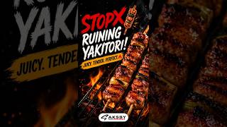 HOW TO COOK PERFECT JAPANESE YAKITORI AT HOME #grill #bbq #yakitori #chickenskewers #grill