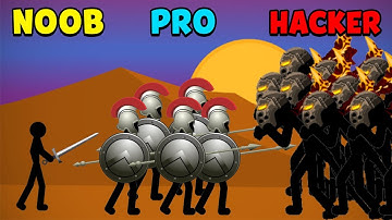 NOOB vs PRO vs HACKER - Stick War: Legacy