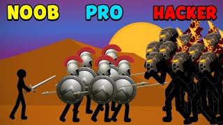 NOOB vs PRO vs HACKER - Stick War: Legacy