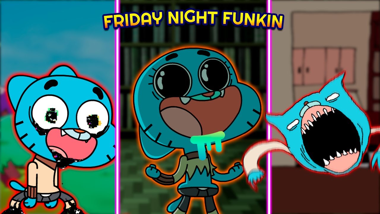 O MOD MAIS BIZARRO DO GUMBALL ESTÁ AQUI! Friday Night Funkin Grieving of Friday
