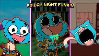 O Mod Mais Bizarro Do Gumball Está Aqui Friday Night Funkin Grieving Of Friday