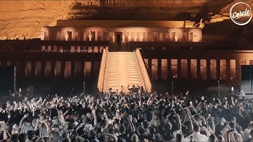 Adriatique playing "Treasures" at Cercle at Hatshepsut temple, Egypt