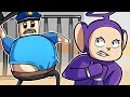 Escape from barrys jail  tinky winky plays roblox escape barrys prison run