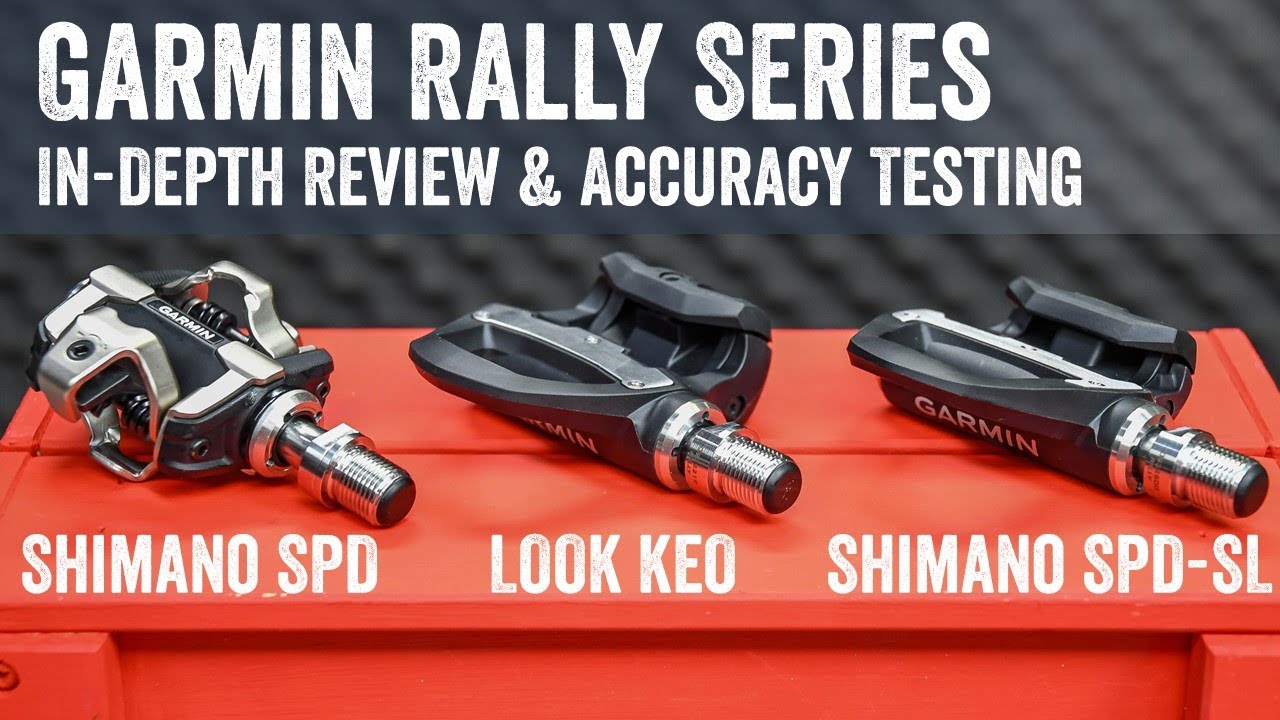 versieren plaats Beurs Garmin Rally Power Meter Review: Shimano SPD-SL/SPD/LOOK KEO - YouTube