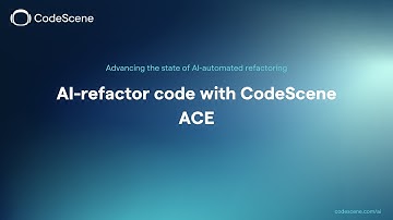 Refactoring using AI | Improve Code Quality with CodeScene Ace | AI Coding Assistant