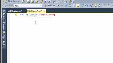 Query temp table from different connection on SQL Server
