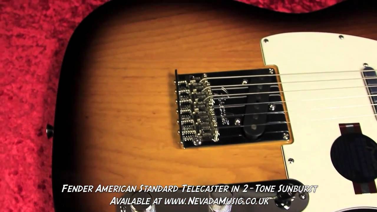 Fender American Standard Telecaster - 2 Tone Sunburst Maple Neck | PMTVUK
