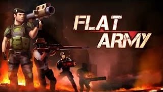 تحميل اللعبة الشيقه  Flat Army Sniper War مهكرة للاندرويد // اخر اصدار // نقود لا تنتهى screenshot 2