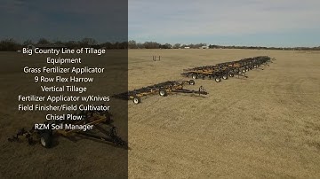 Big Country by Wako Equipment Line-Up