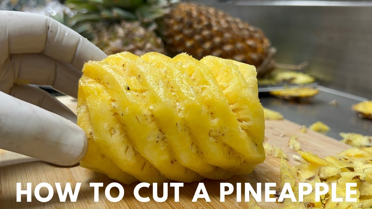 How To Cut A Pineapple अनानास कैसे काटें Pineapple Katne Ka Tarika
