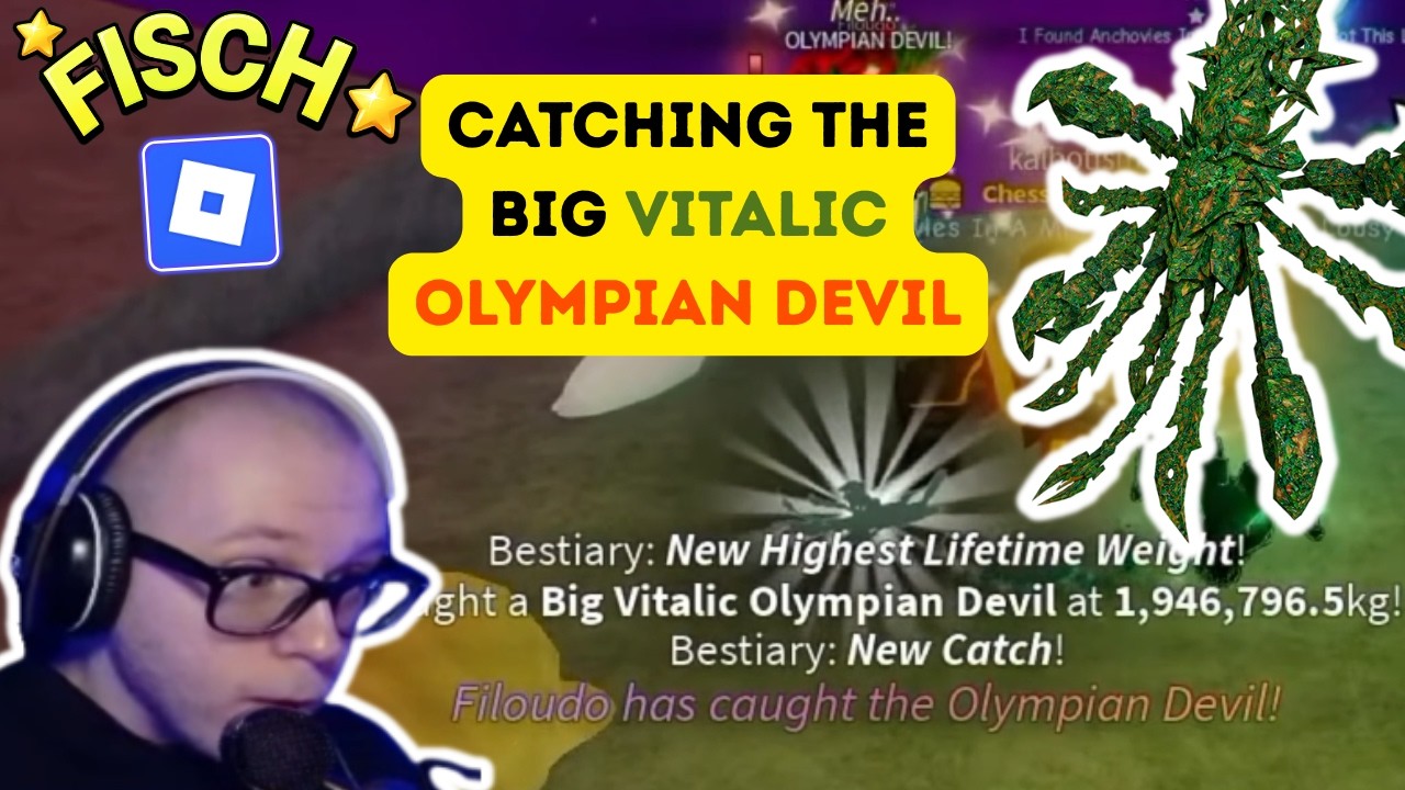 PSA9 村上隆 Devil NFT-SR Roblox Fisch: Catching The Big Vitalic Olympian Devil! [Stream