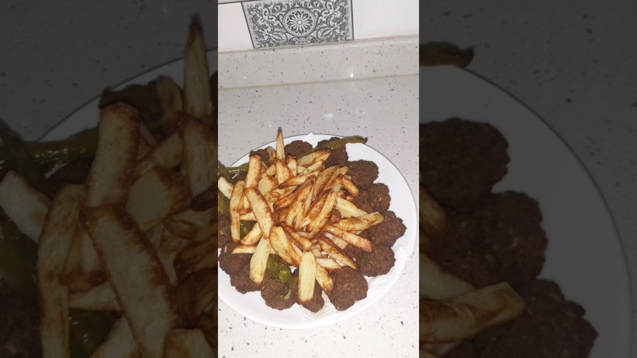 Airfryer’da köfte patates #pratiktarifler #mutfa #mutfakta #airfryer #yemektarifleri Airfryer’da köfte patates #pratiktarifler #mutfa #mutfakta #airfryer #yemektarifleri