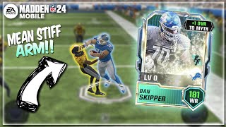 OOP MYTHIC DAN SKIPPER IS TOO STRONG!! MADDEN MOBILE 24 MYTHIC FAN FAV GAMEPLAY!!