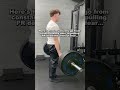 From back pain to 545lb deadlift FOR REPS