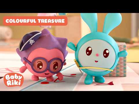 Video Colourful Treasure - BabyRiki | Cartoons for Toddlers