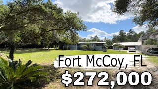 Home For Sale | Fort McCoy, Florida | $272,000 (Ocala National Forest)