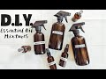 D.I.Y. Essential Oil Mixes for the Home | Bathroom Spray, Pillow Sprays, Room Refresh Spray