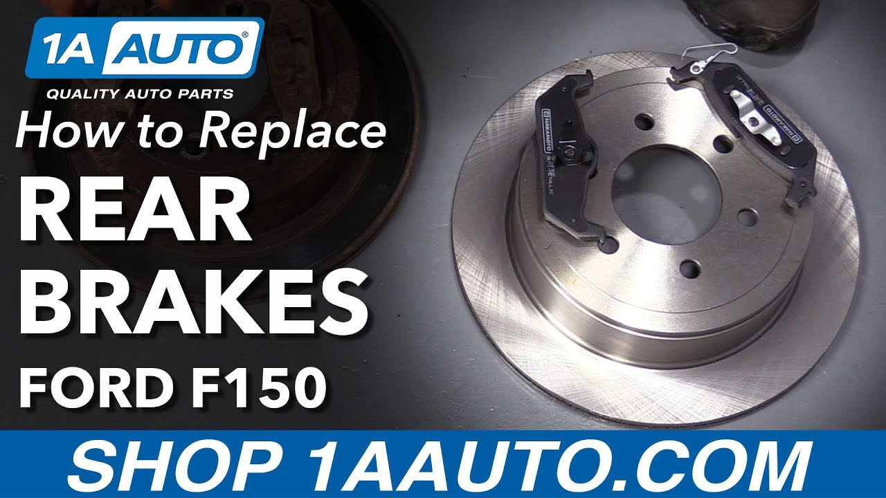How to do a brake job on a ford f150 How To Replace Rear Brakes 04 11 Ford F150 Youtube