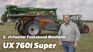 Virtueller Feldabend Mosheim 2021 | Amazone UX 7601 Super