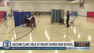 Vaccine clinic held at Mount Horeb High School