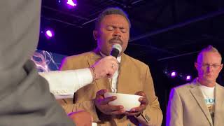 Pastor John Anointing Everyone In The New Property In Ennis Texas, Usa