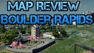 Cities Skylines map review of Boulder Rapids