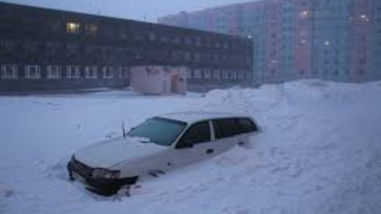 Massive Blizzard mountain of snow in streets of  norlisk ,Russia| Disaster